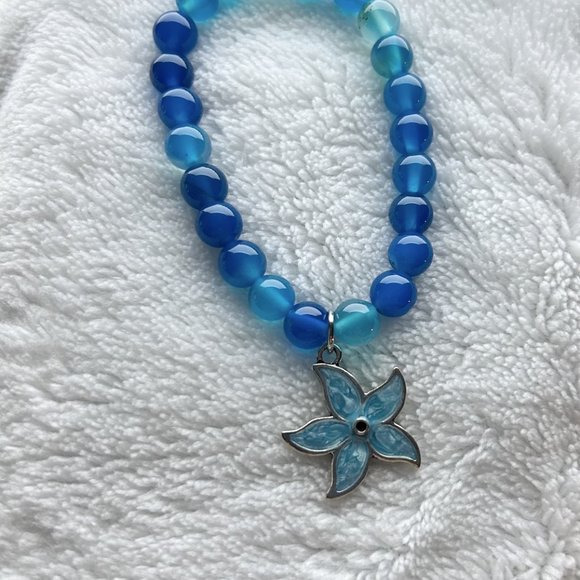 Handcrafted Starfish Charm Bracelet - Picture 1 of 6